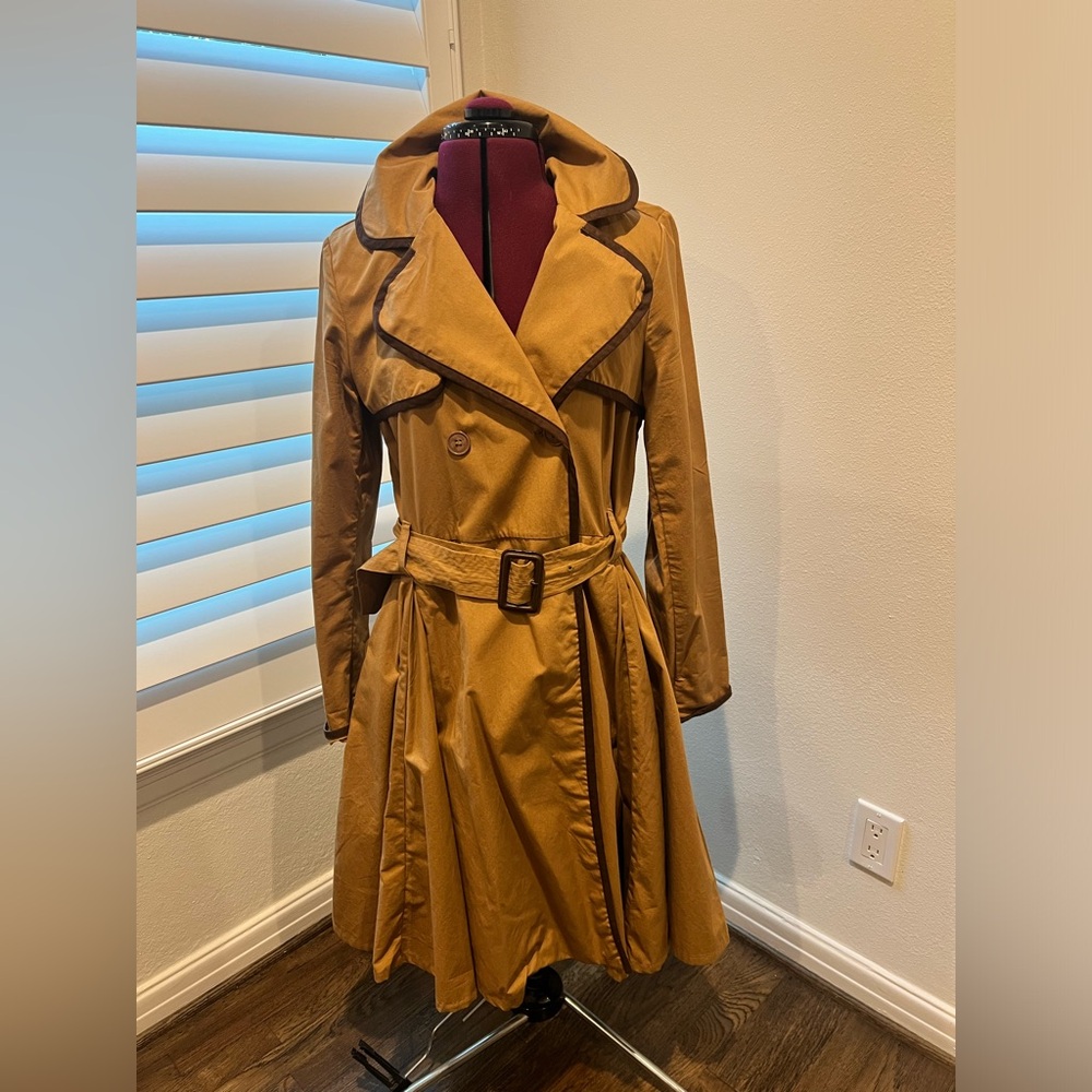 A-line Skirted Trench